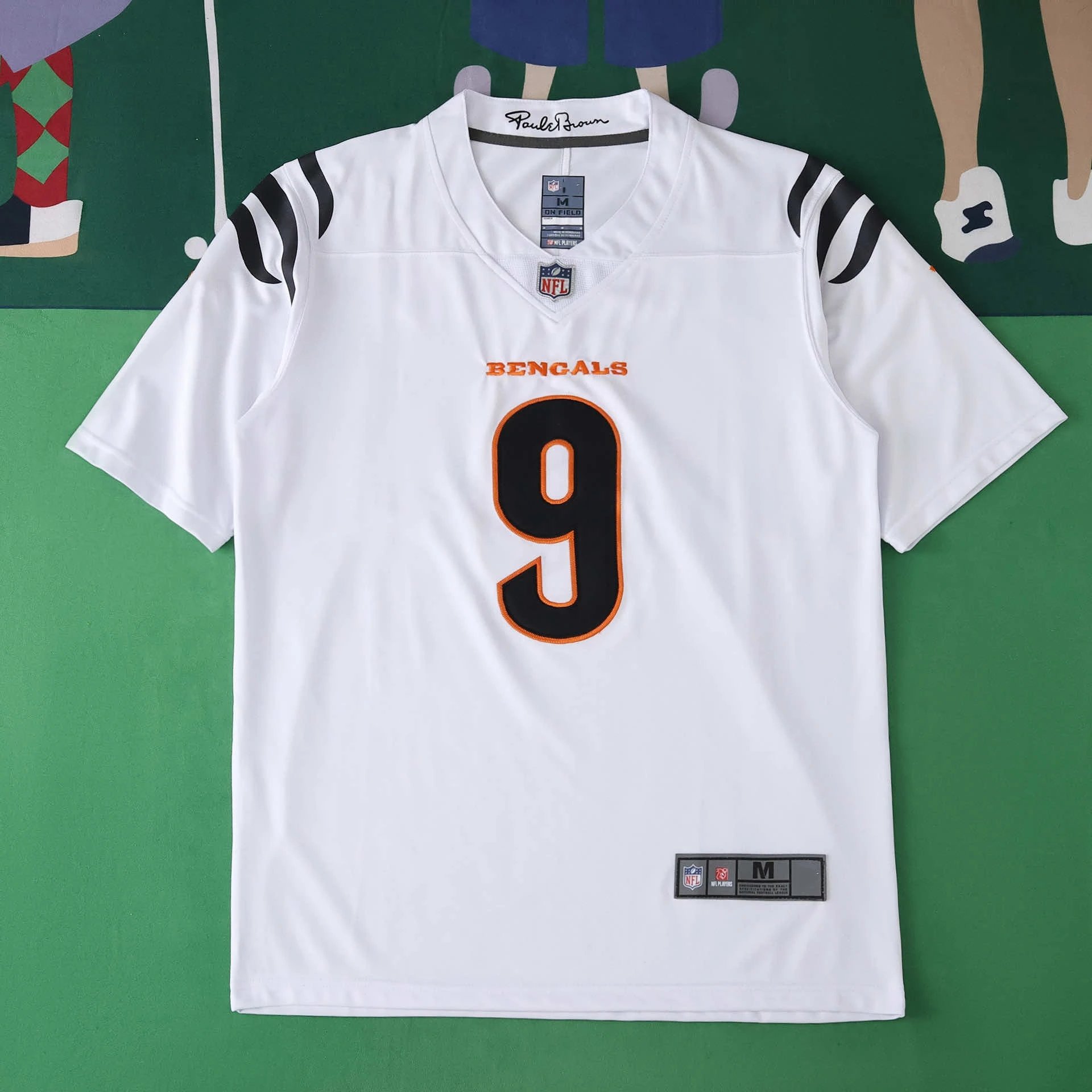2025 NFL Cincinnati Bengals Version 9#BURROW (For customization info, please leave a note when placing your order; sending a message does not count)