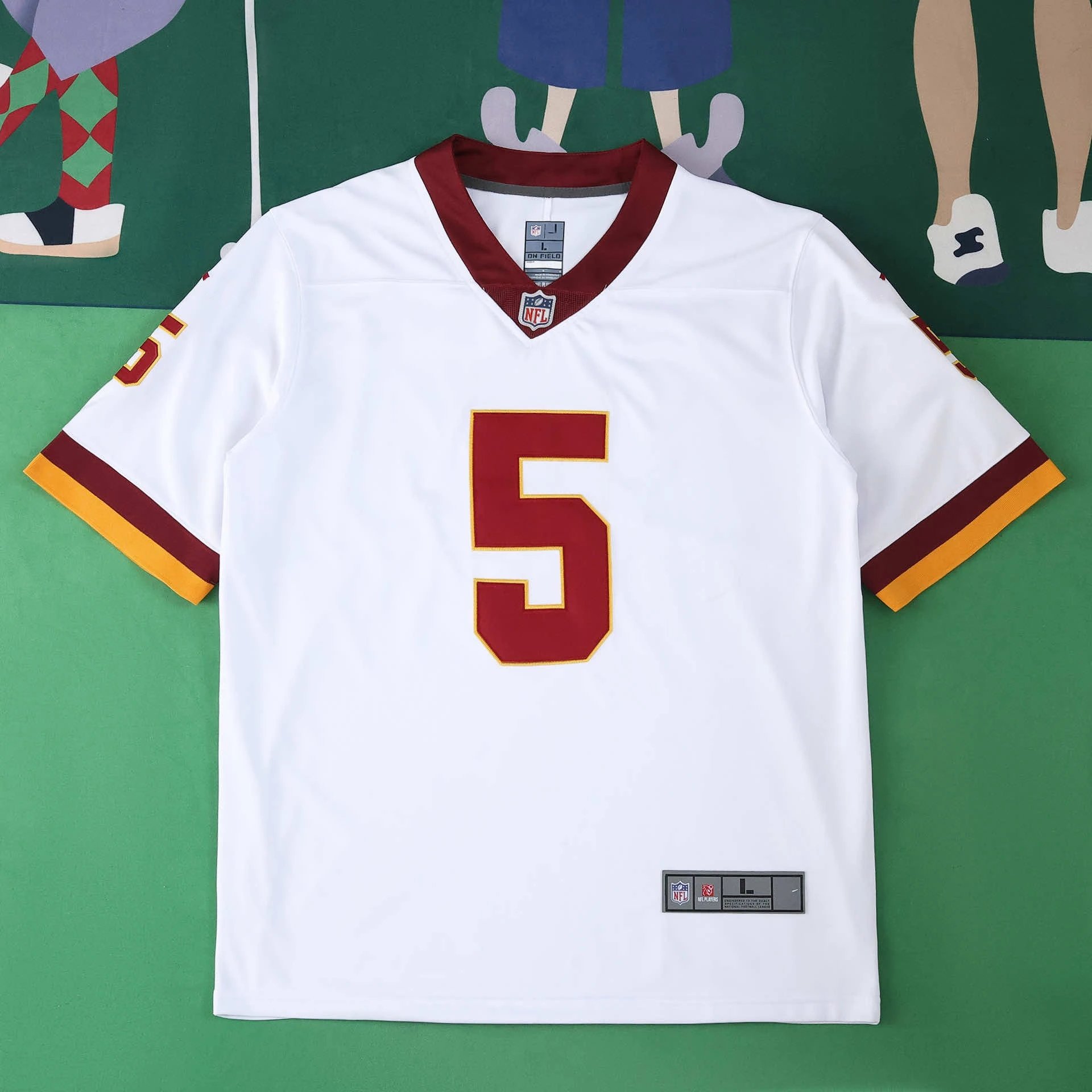 2025 NFL Washington Commanders Version 5#DANIELS (Please note customization info when placing order; messages are not counted)