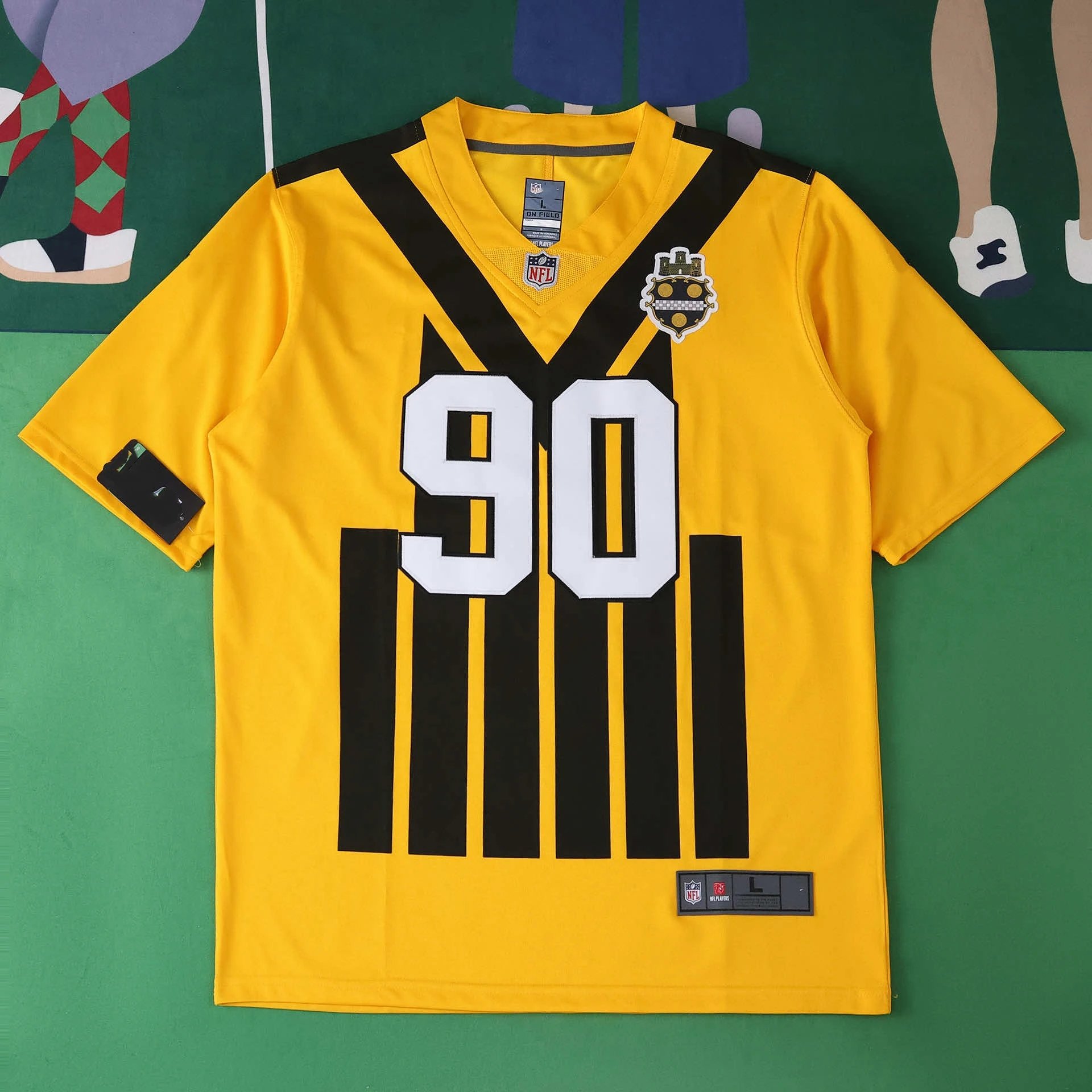 2025 NFL Pittsburgh Steelers Version 90# WATT (Please note customization info when placing order; messages are not counted)