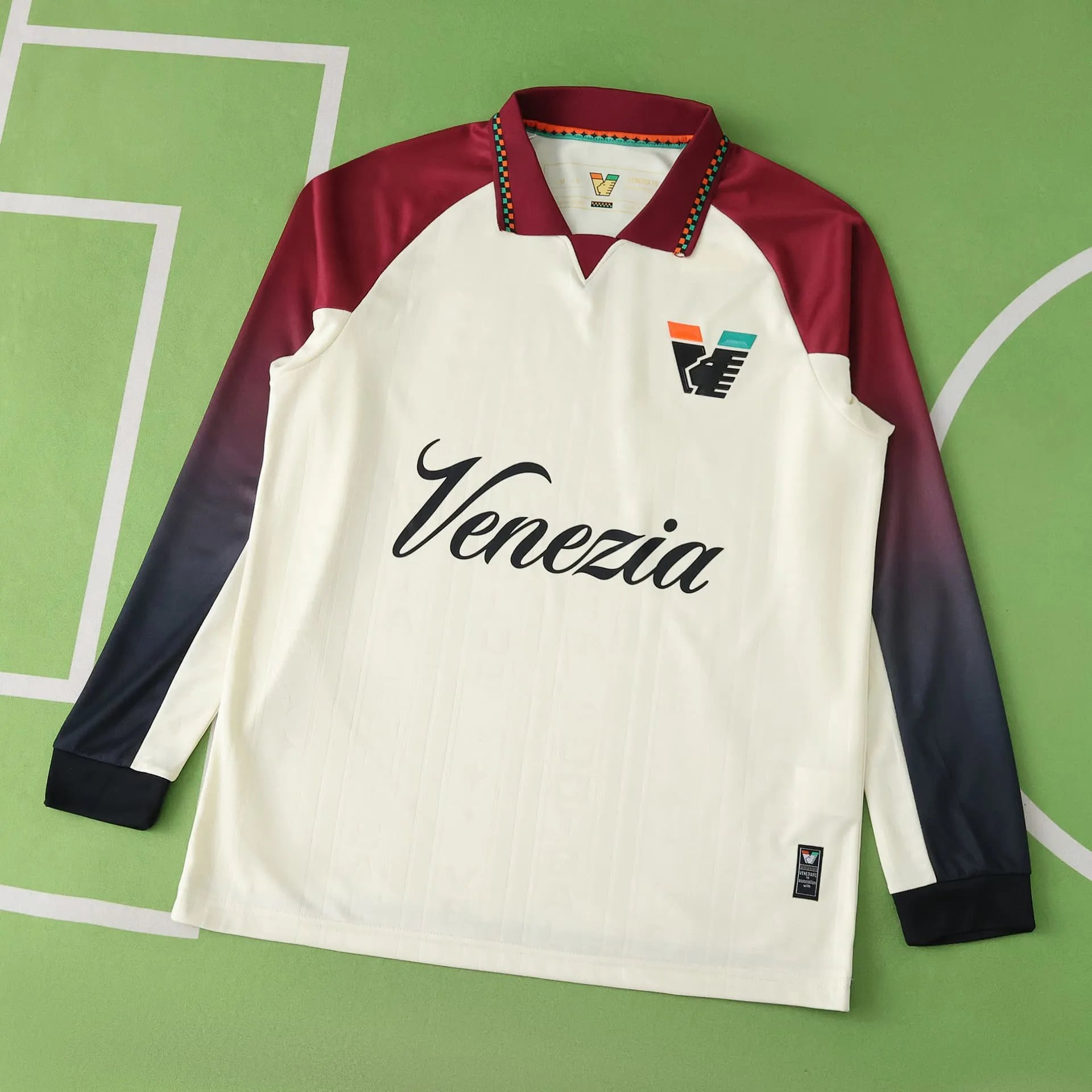 2526 Venice away beige long sleeved Thai version (please note customization information when placing the order, messages are not included)