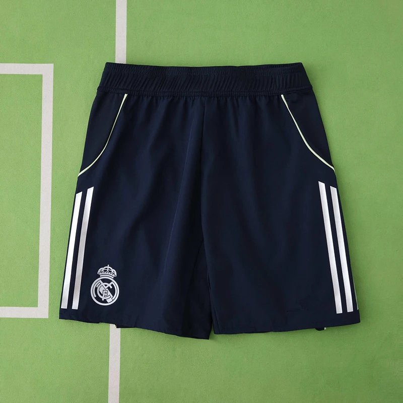 Real Madrid 25/26 Away Deep Blue Player Edition Shorts (Customization info must be noted in the order; messages do not count)