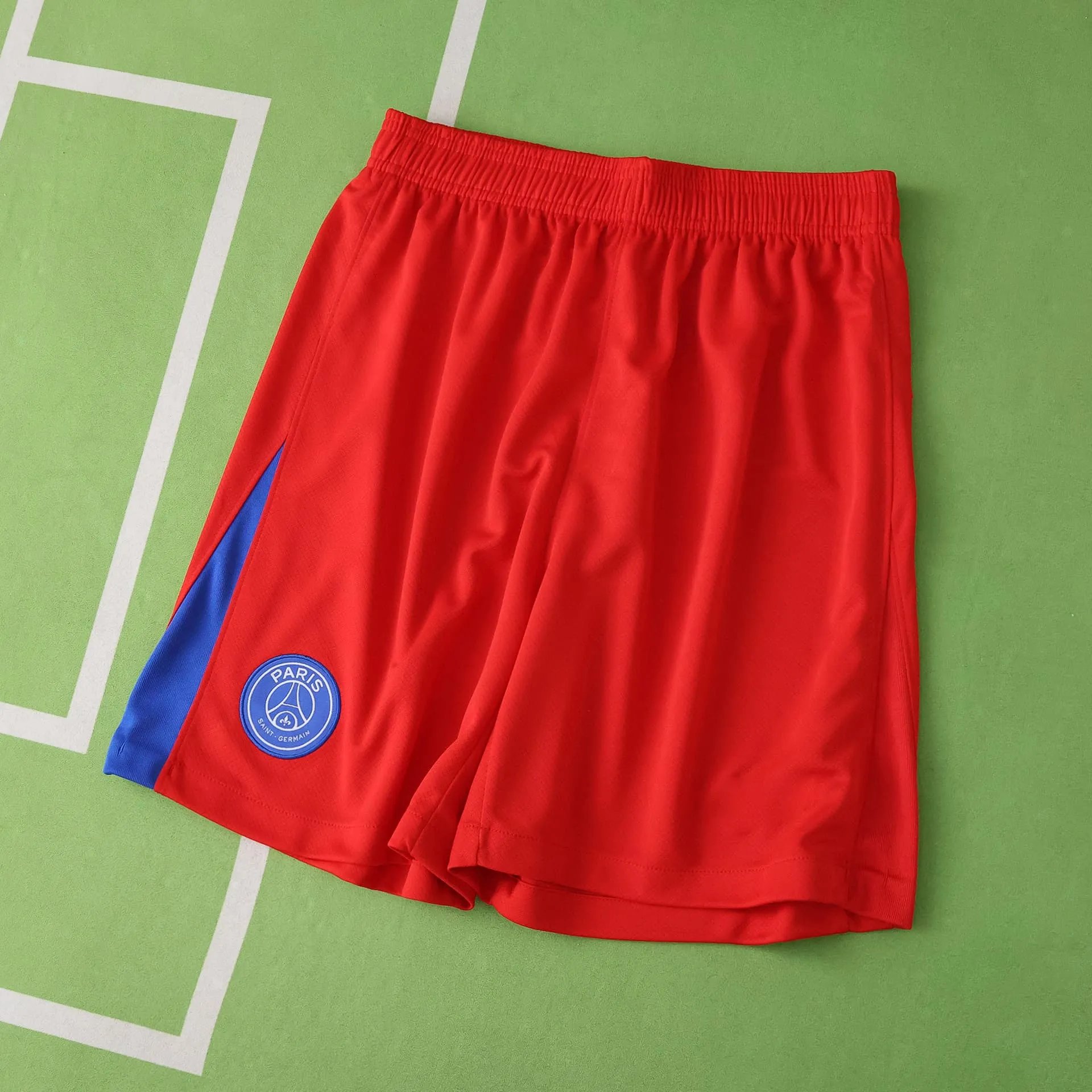 25/26 Paris Second Away Red Shorts (For custom info, please leave a note when placing your order; messages do not count)