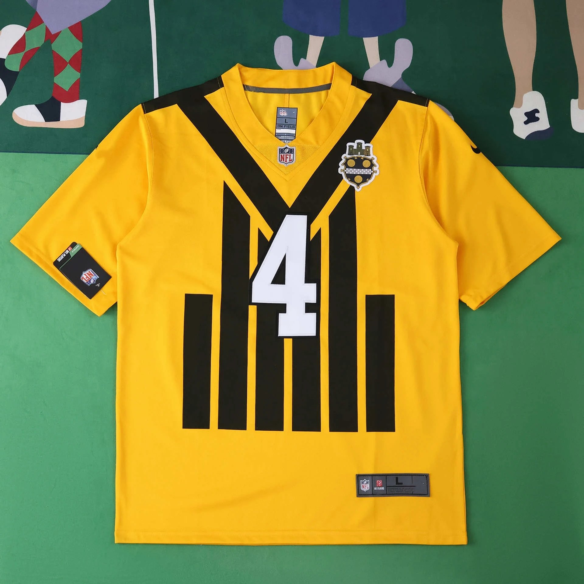 2025 NFL Pittsburgh Steelers Version 4#NETCALF (Please note customization info when placing order, messages not counted)