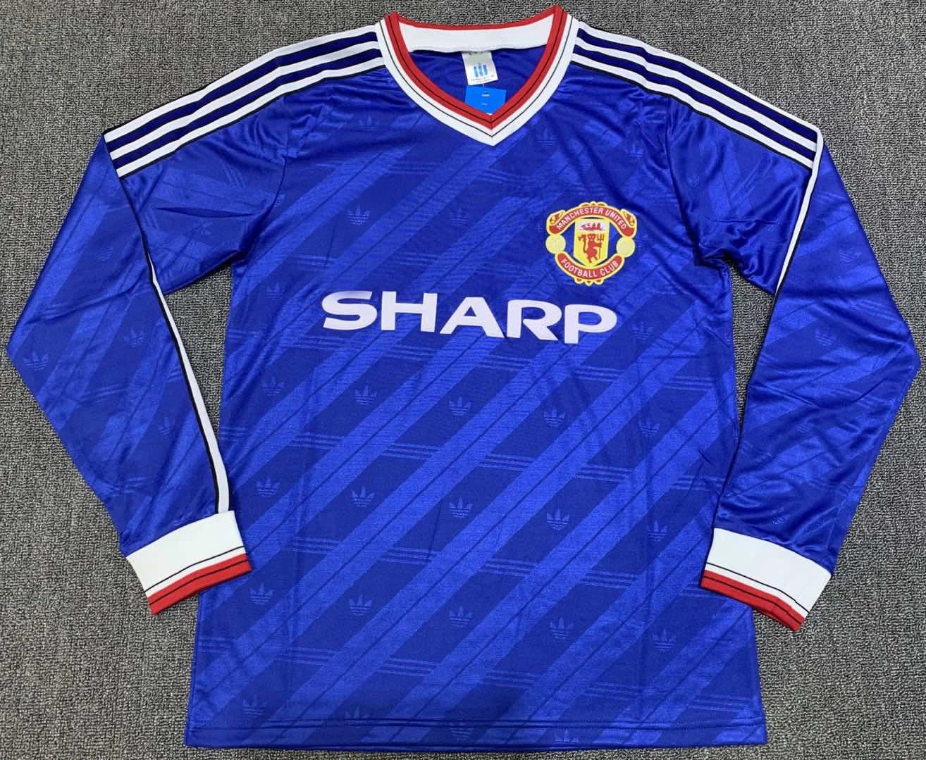 8688 Manchester United Away Long Sleeve Thai Version (Please note customization info when placing order, messages will not be checked)