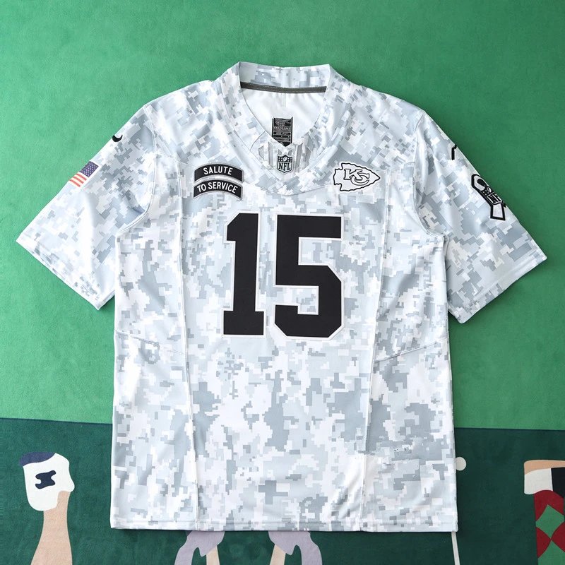 2024 Kansas City Chiefs Tribute Edition 15# MAHOMES (Please Note Customization Info When Ordering, Messages Are Not Counted)