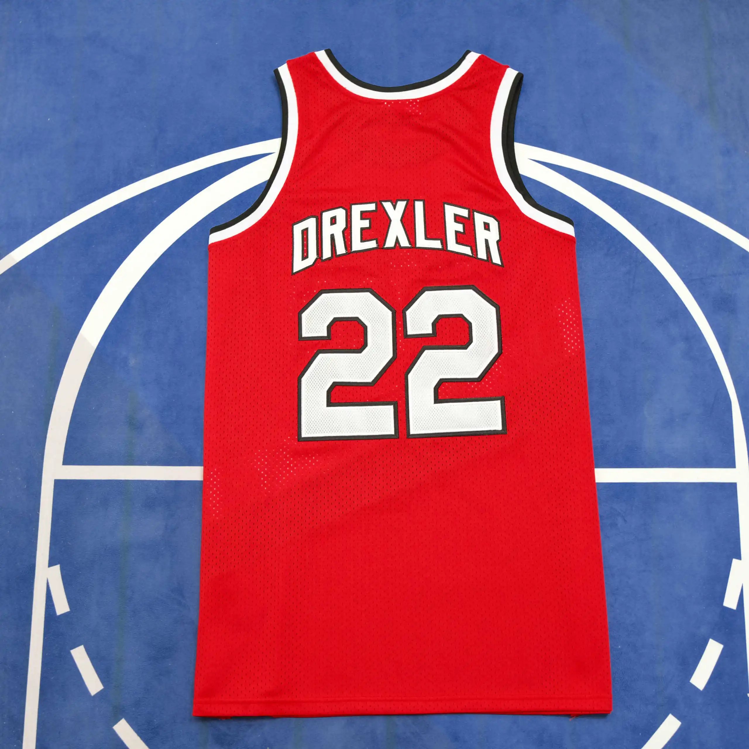 NBA Portland Trail Blazers 22# Drexler (Please note customization info when placing order, messages are not counted)