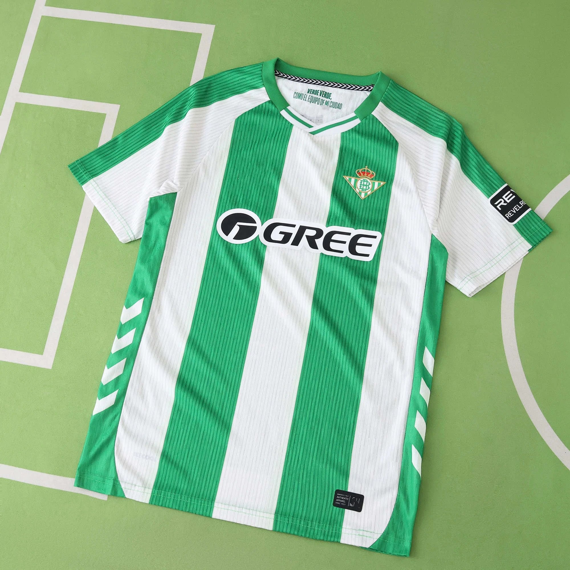 2526 Real Betis Home Authentic Player Jersey (Please note customization details in order remarks; messages are not counted)