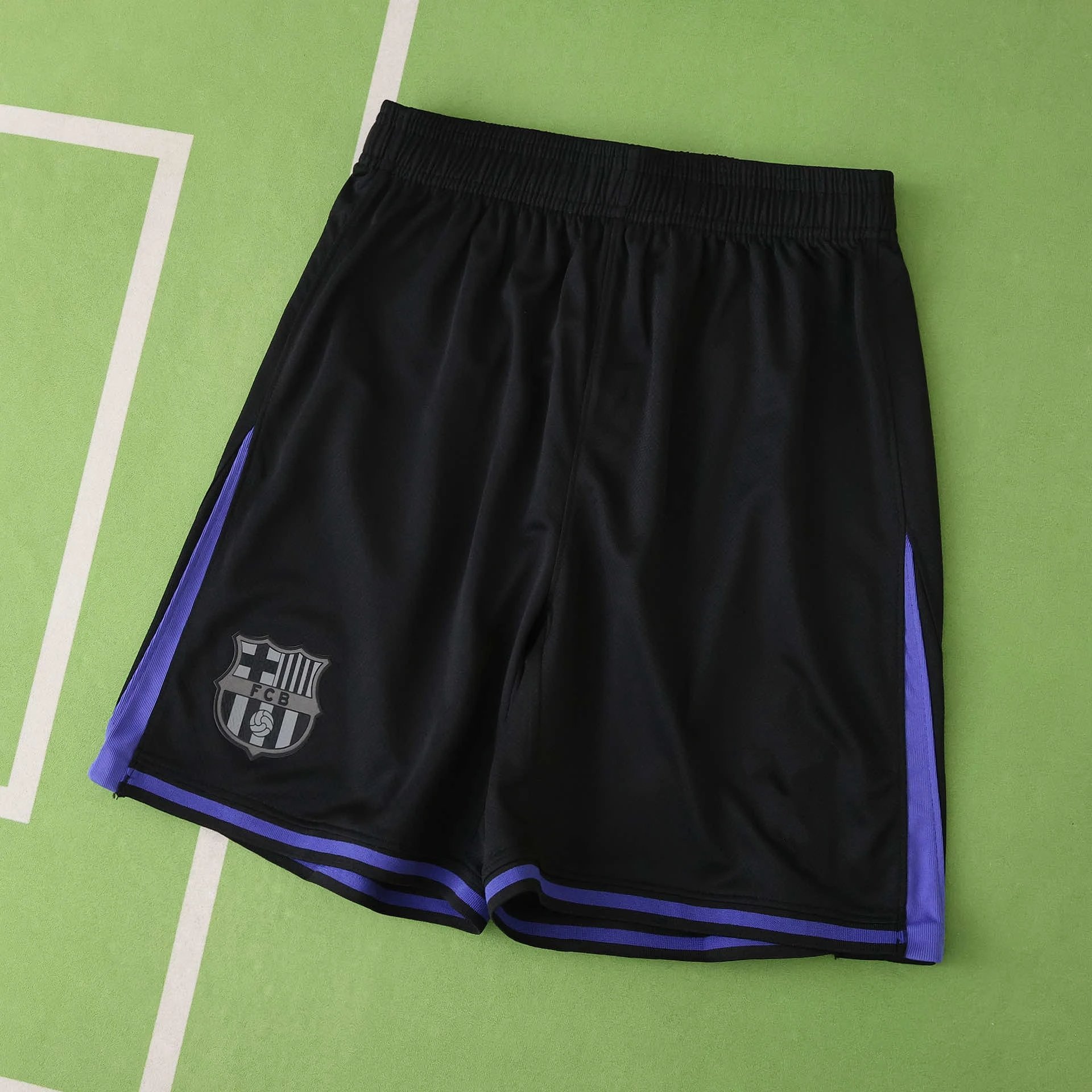 25/26 Barcelona Away Black Shorts (For customization info, please leave a note when placing your order; messages don't count)