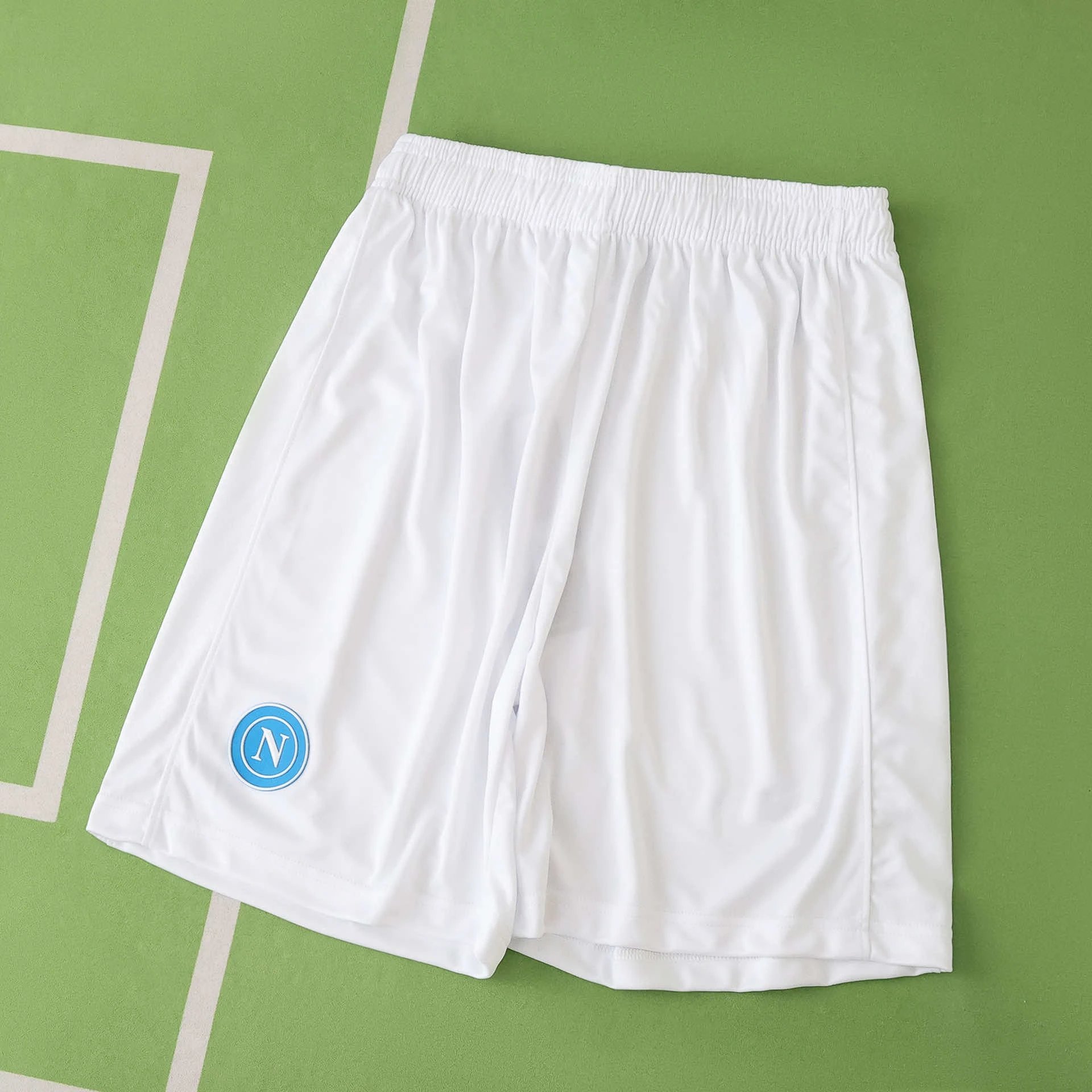 2526 Napoli Home White Shorts (Please note customization info in order remarks; messages are not counted)