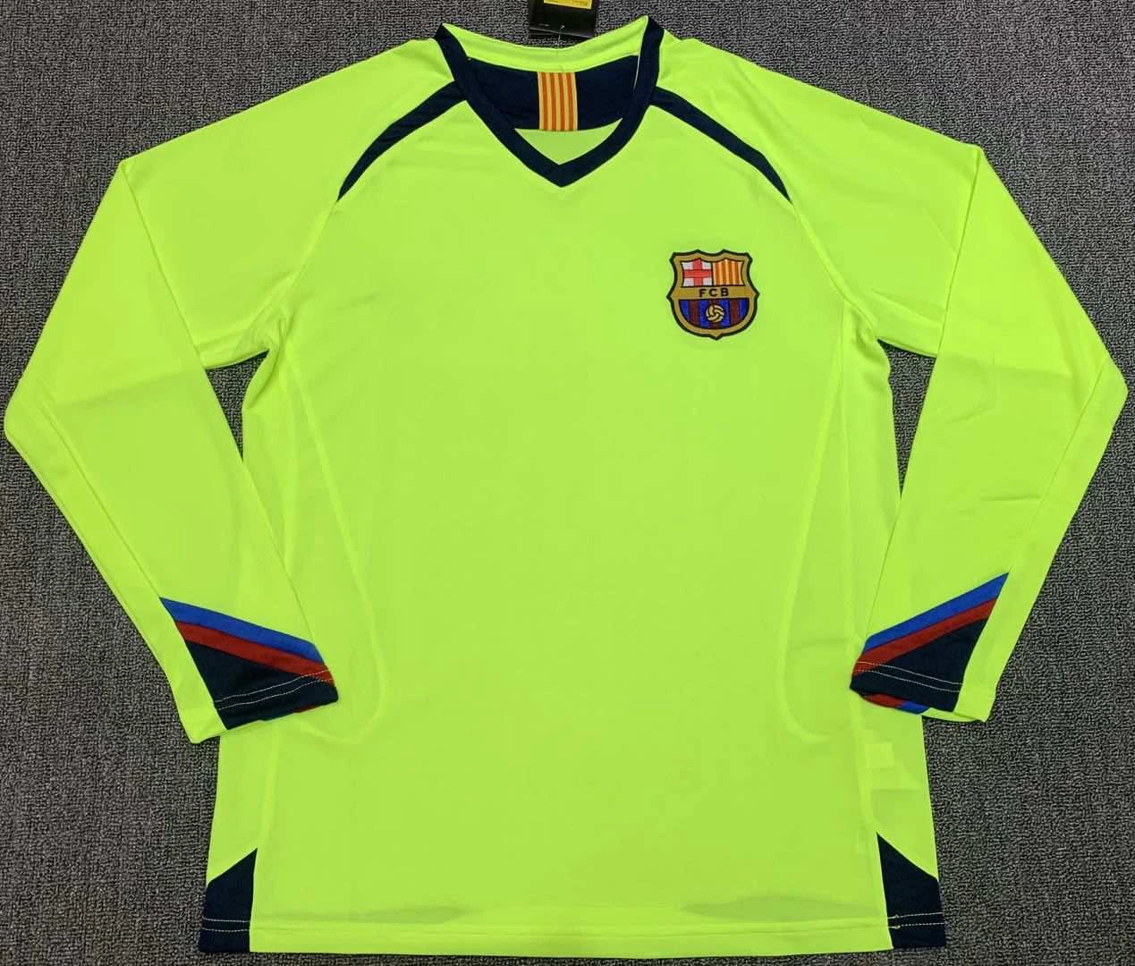 0506 Barcelona Away Long Sleeve Thai Version (Please note customization info when placing order, messages will not be checked)