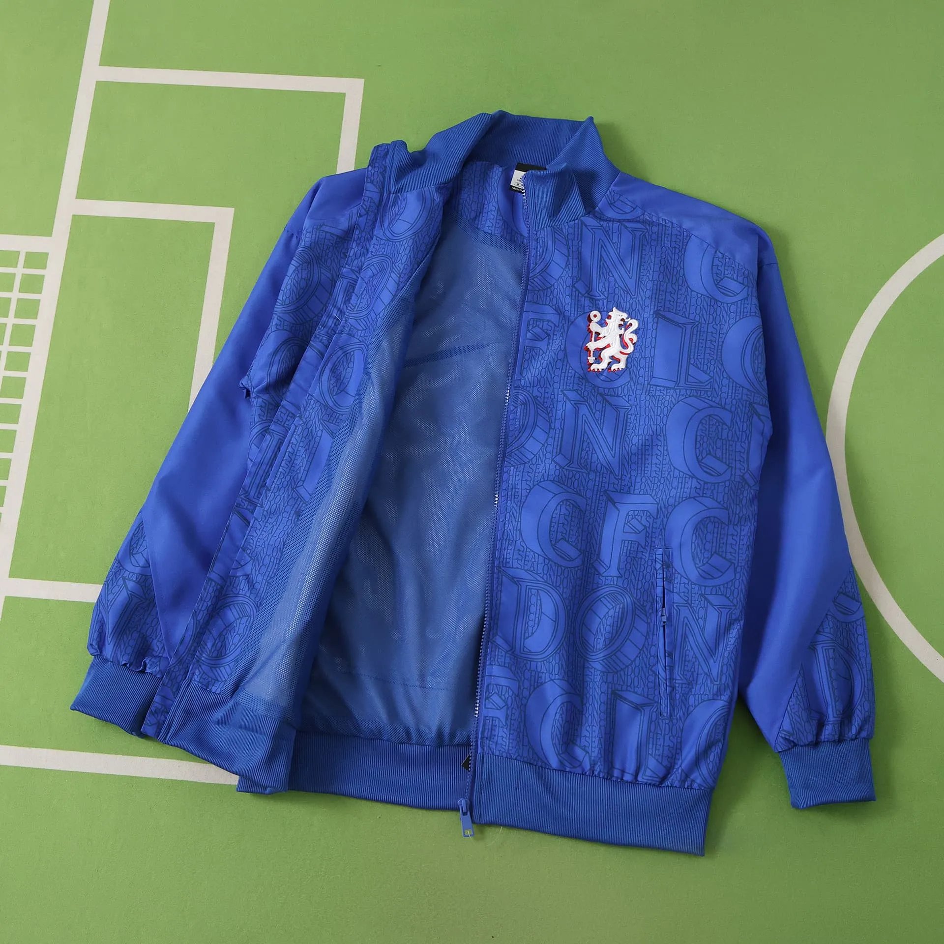 2526 Chelsea Blue Trench Coat (Long Sleeve)