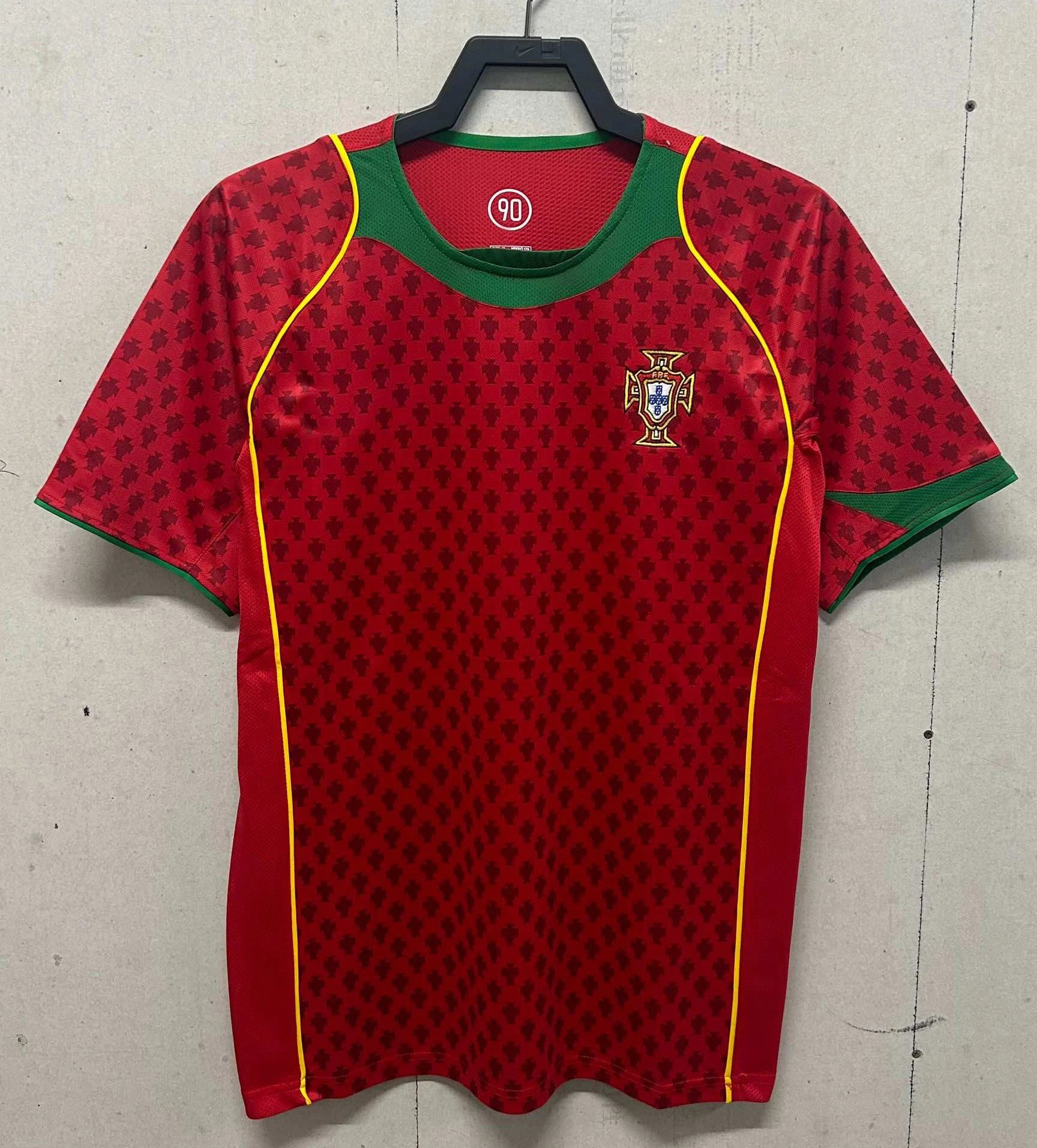 2004 Portugal Home Jersey Thai Version (Please note customization info in order remarks, messages will not be checked)