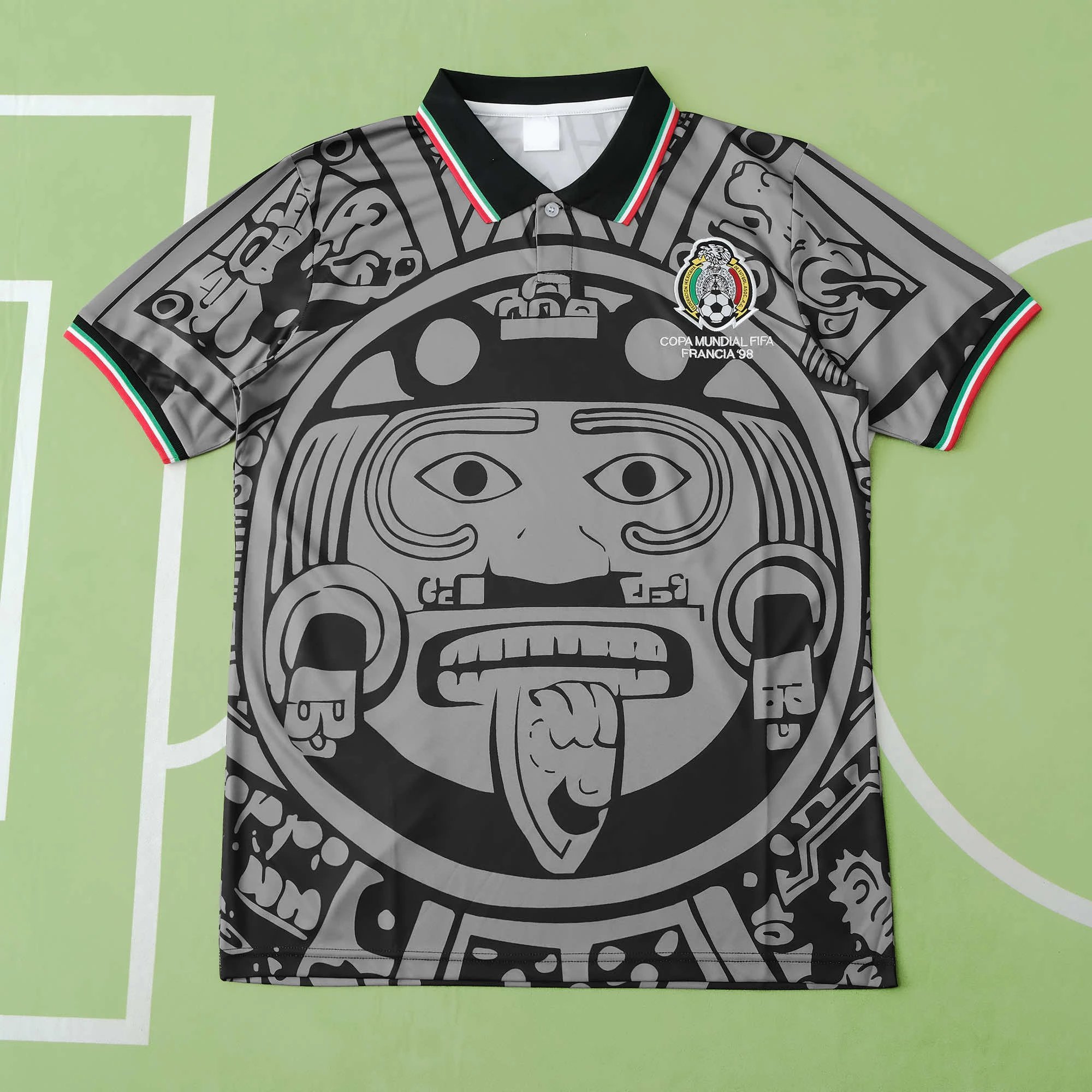 1998 Mexico away game black grey Thai version (please note customization information when placing the order, messages are not included)