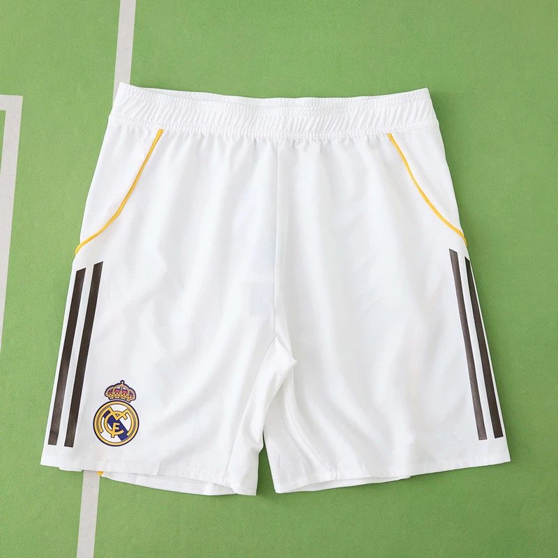 Real Madrid 2025-26 Home White Player Edition Shorts (Customization info must be noted in the order; messages do not count)