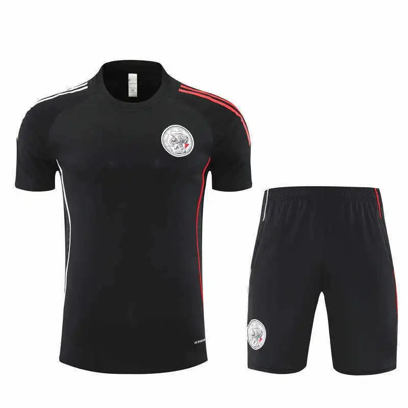 2526 Ajax black training kit short sleeve (Please note customization info in order remarks, messages not accepted)