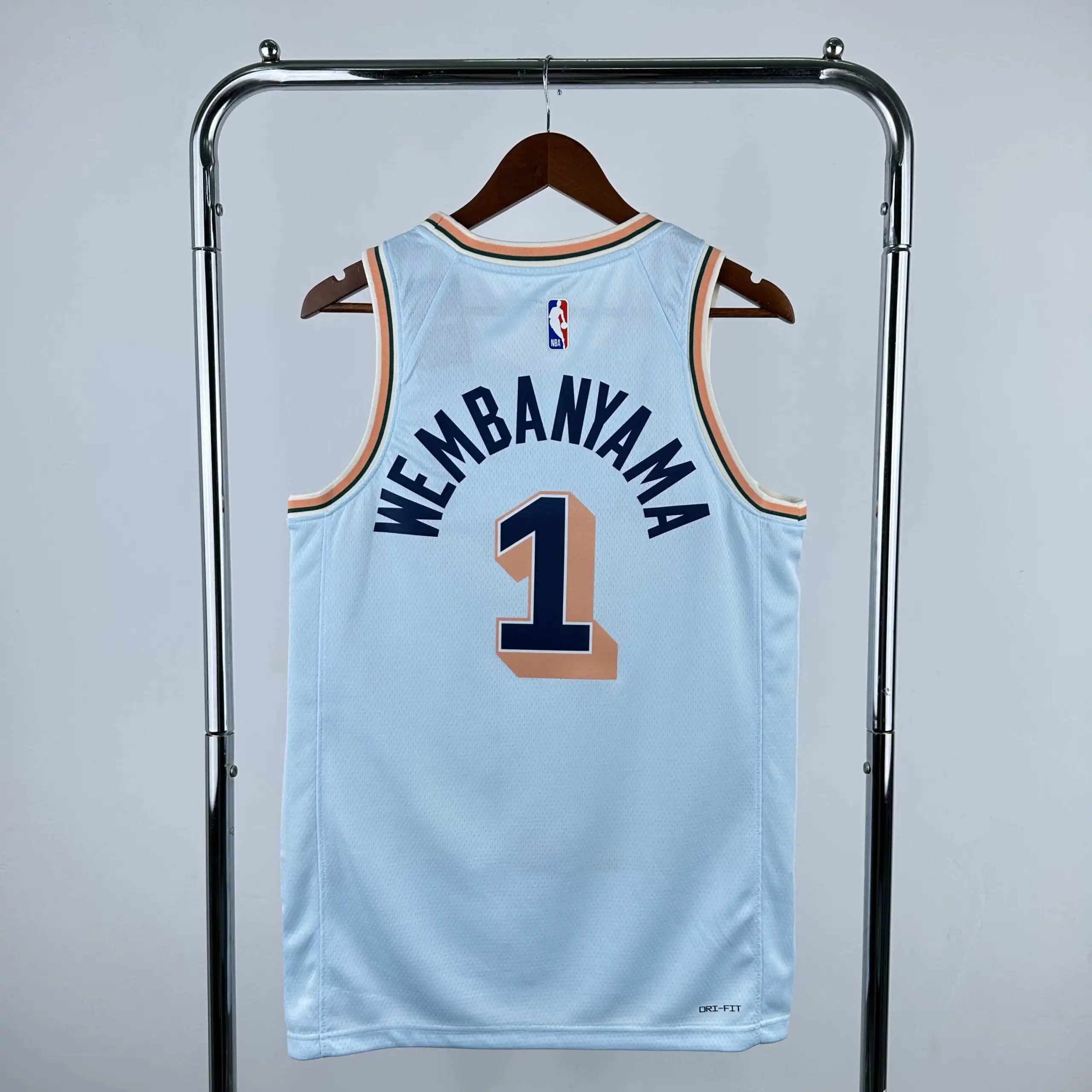 NBA San Antonio Spurs 1# WEMBANYAMA (Please note customization info when placing order, messages are not counted)