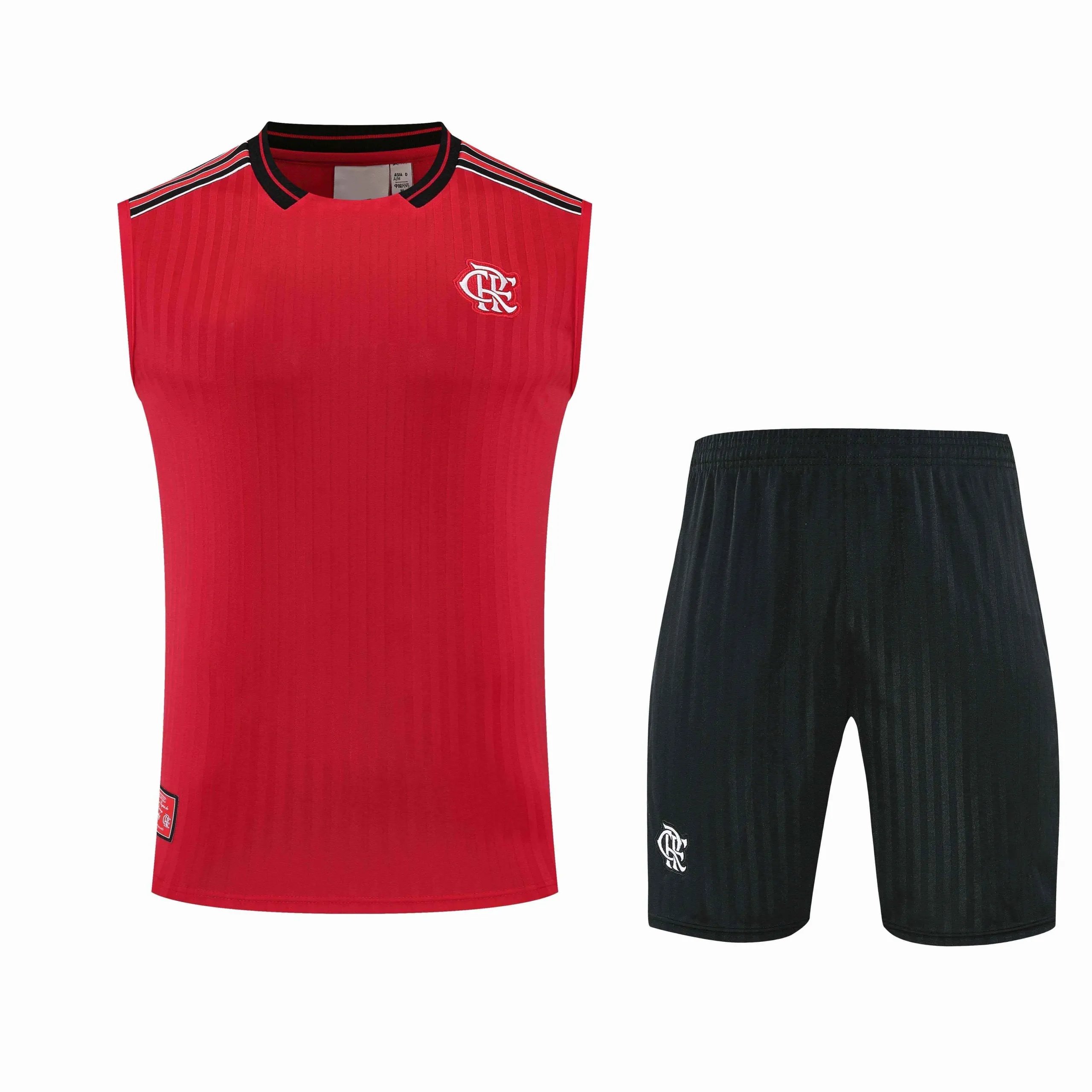 2526 Flamengo Red Replica Training Set Tank Top (For customization info, please leave a note when placing your order; messages will not be counted)