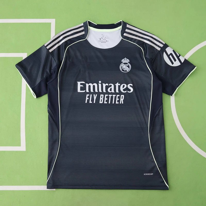 2526 Real Madrid Away Fan Version (Custom info must be noted at checkout; messaging is not accepted)