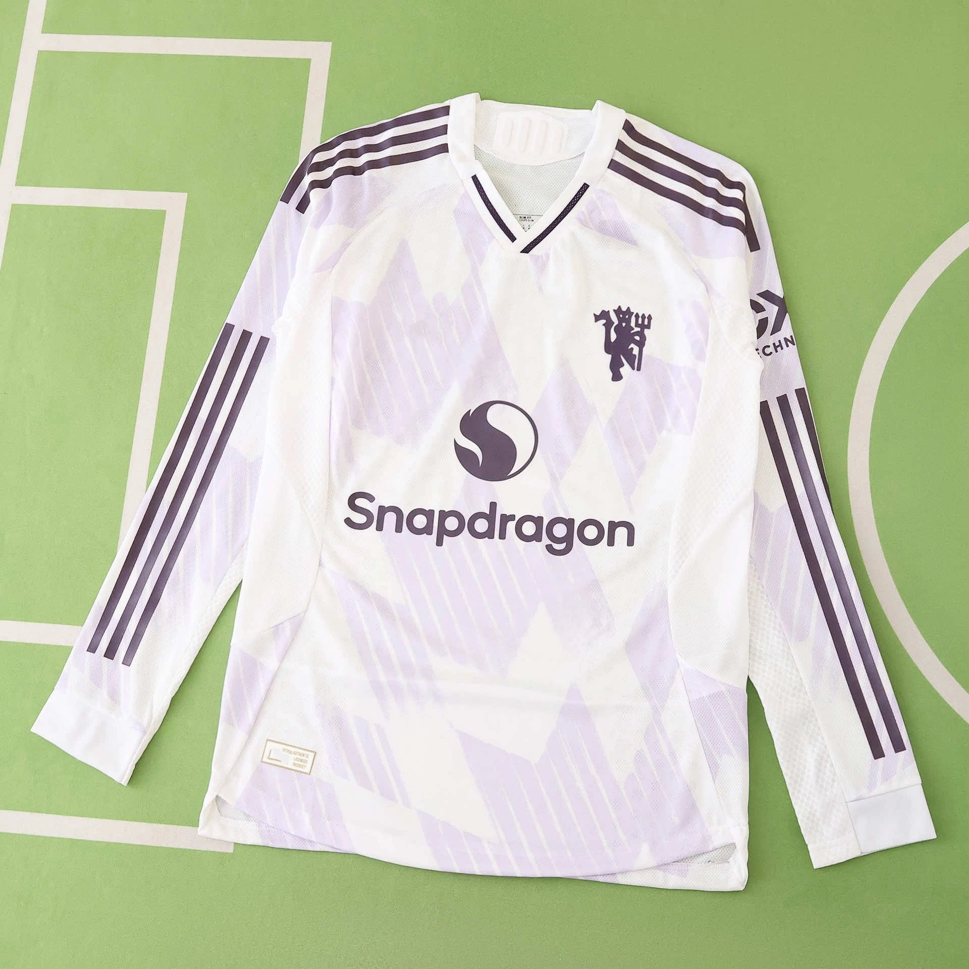 2526 Manchester United Away Long-Sleeve Player Version (Please note customization details when placing the order; messages will not be accepted)
