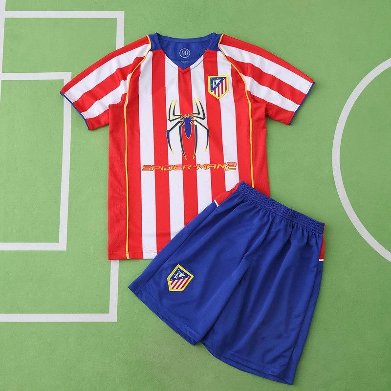 0405 Atletico Madrid Home Kids Jersey (Please note customization info when placing order, messages not accepted)