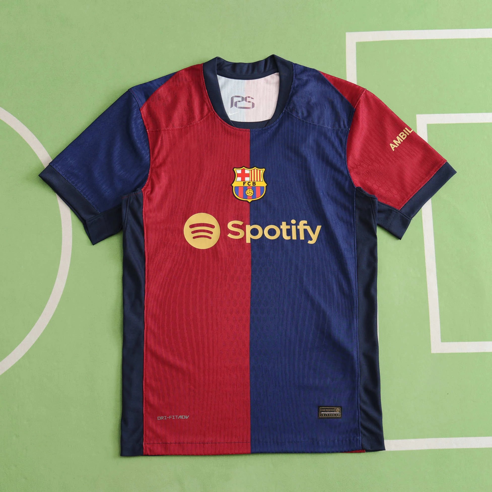 24-25 Barcelona Authentic Home Jersey (For customization, please leave a note with your order; do not send private messages)