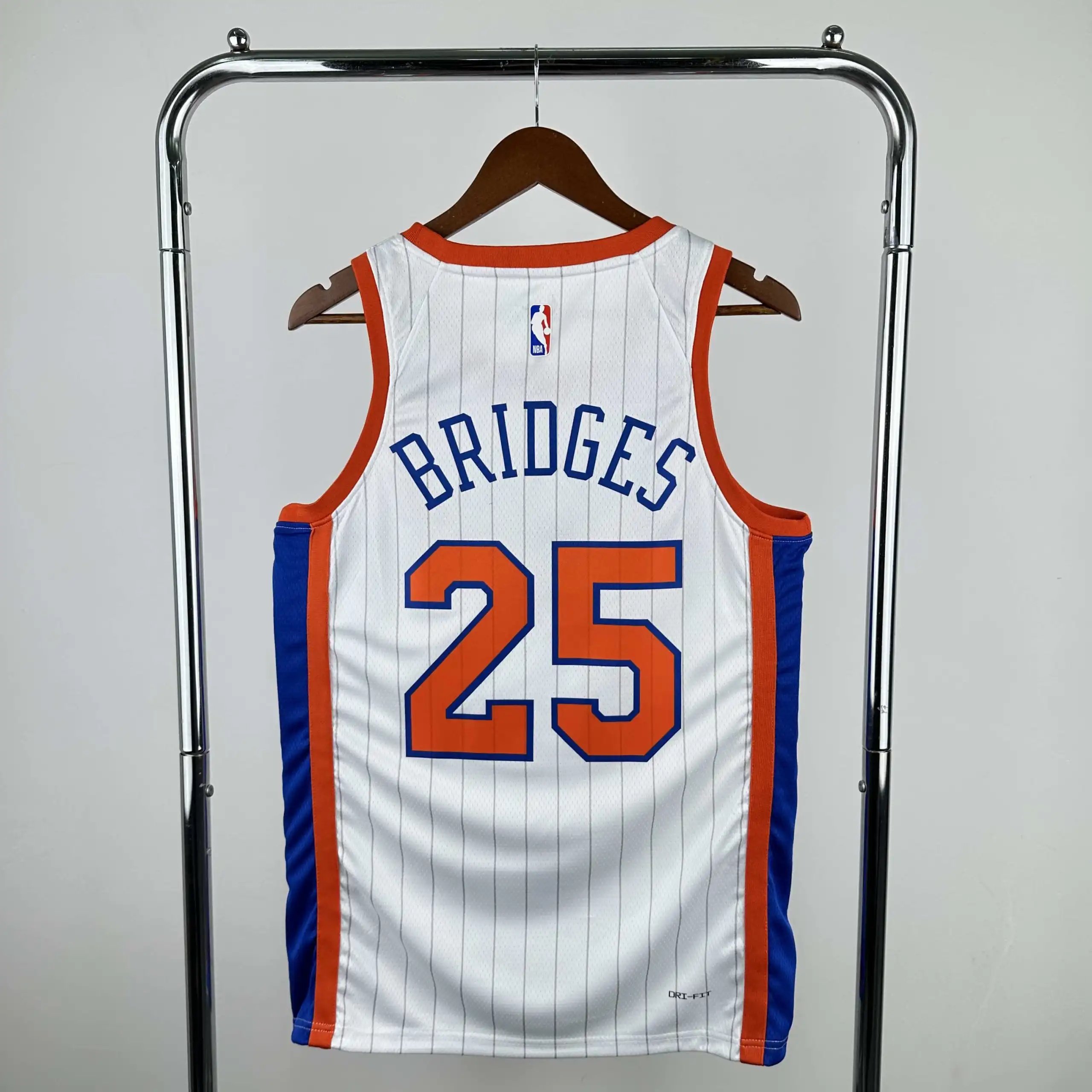 NBA New York Knicks 25#BRIOGES (For custom info, please leave a note when placing your order; messages do not count)