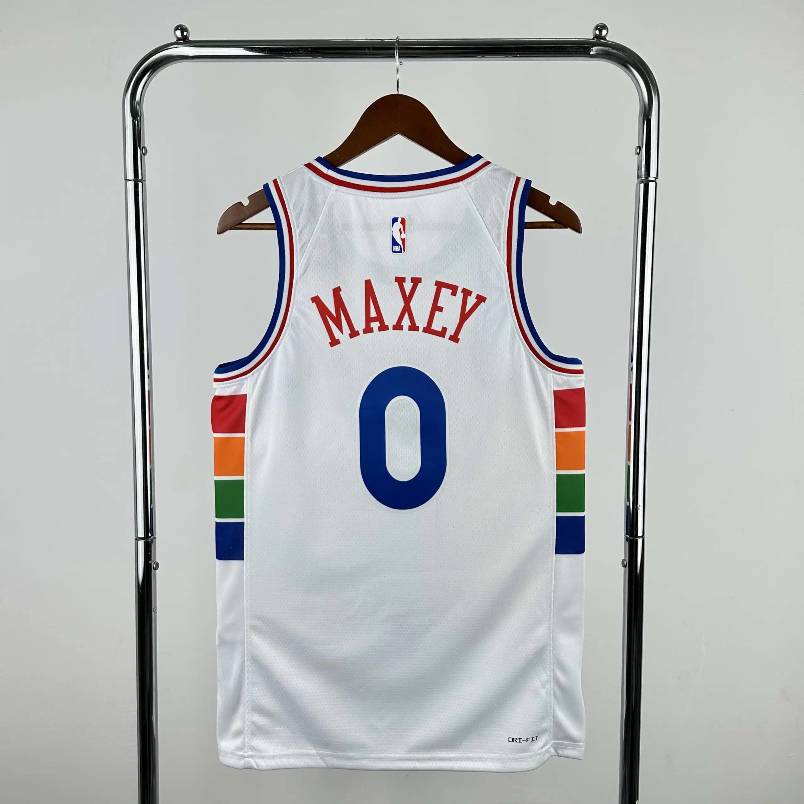 NBA Philadelphia 76ers 0# MAXEY (Please note customization in order remarks, do not send private messages)