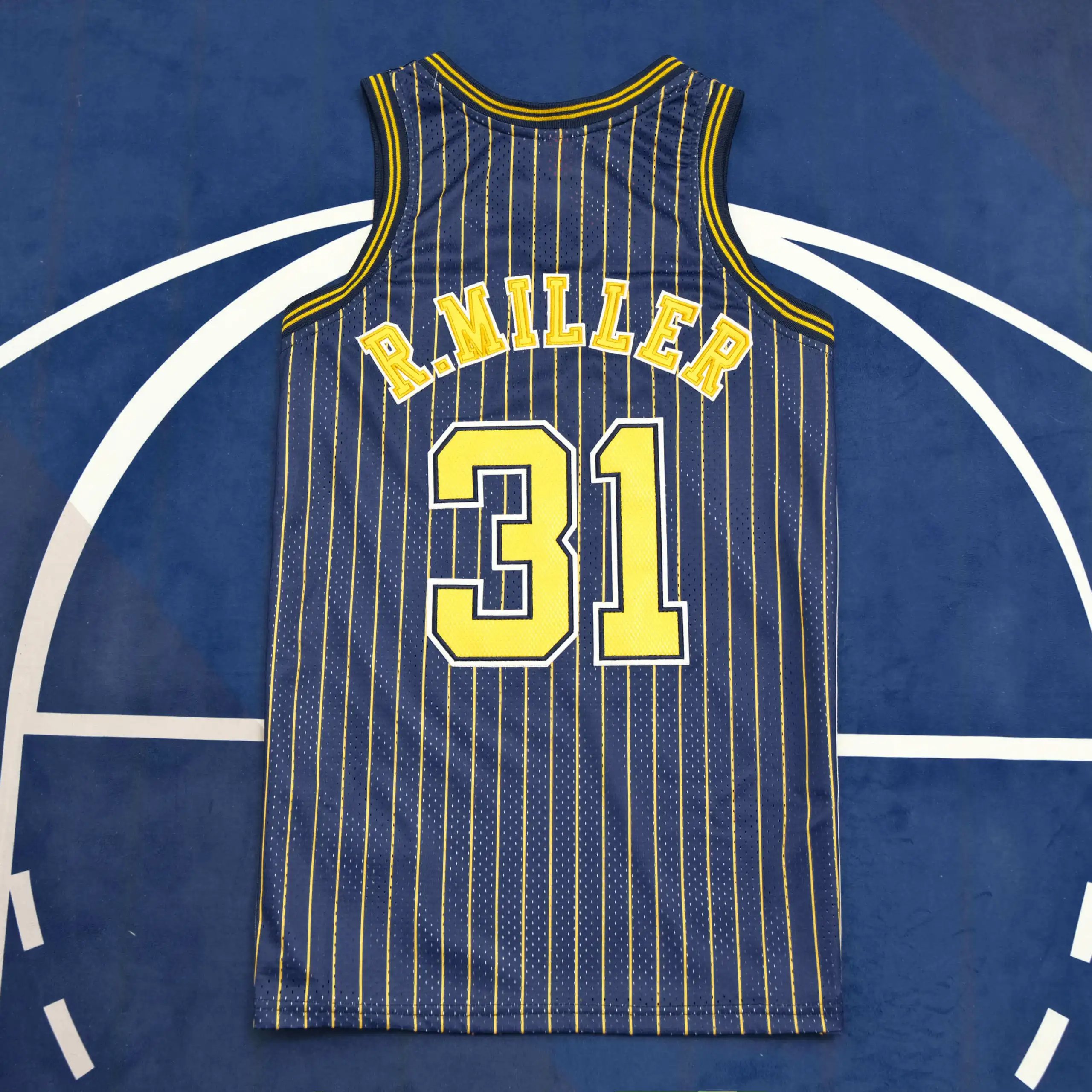 NBA Indiana Pacers #31 Miller (Please note customization info when placing order, messages are not counted)
