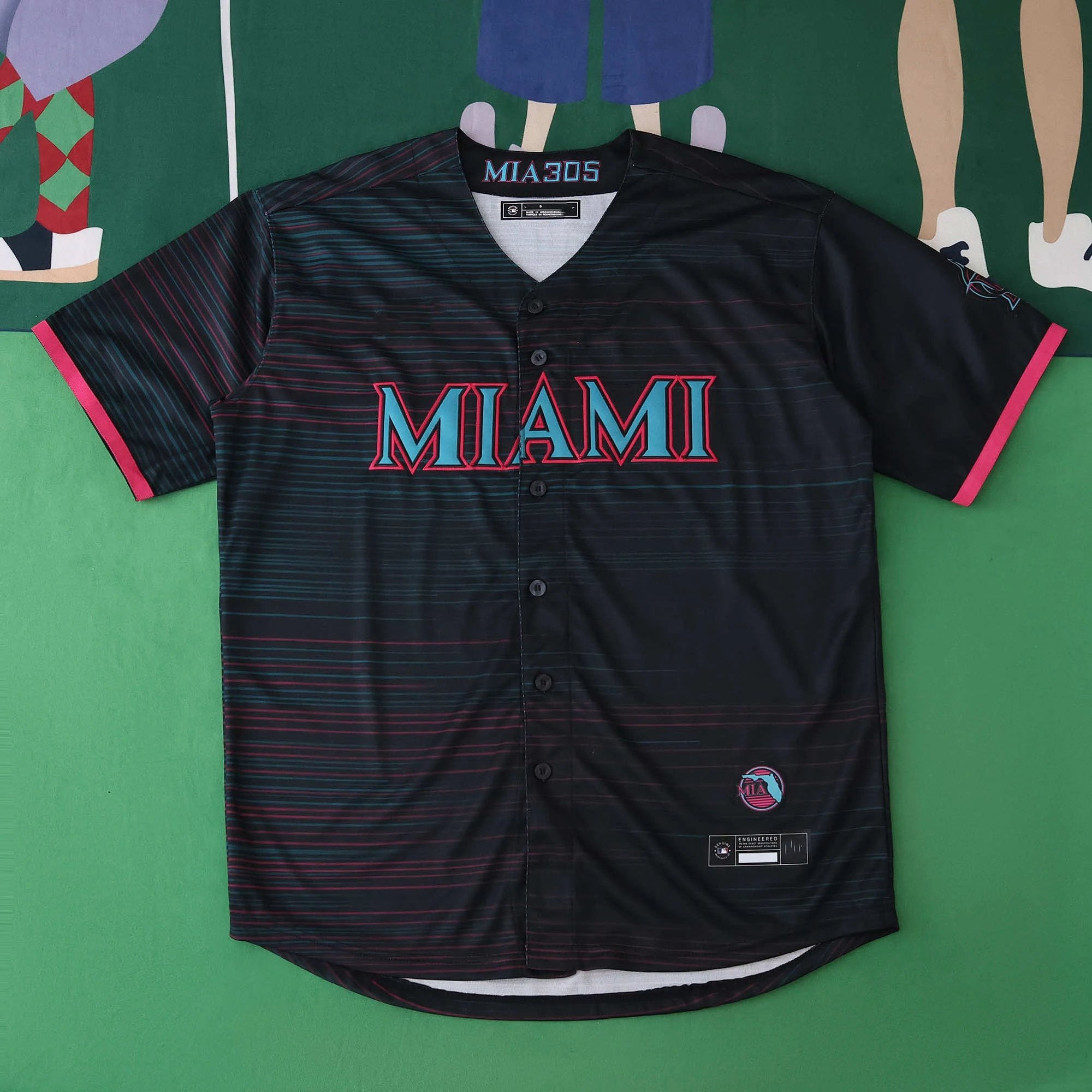 2025 MLB Miami Marlins（定制信息请在下单时备注，发消息不算）
