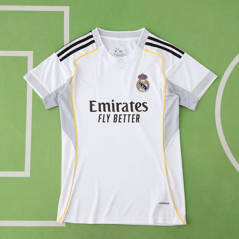 25/26 Real Madrid Home Women's Wear (Please leave customization details in the order notes; messages are not accepted)
