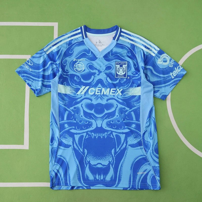 2526 Tigers Away Blue Thai Version (Please note customization info in order remarks; messages are not valid)