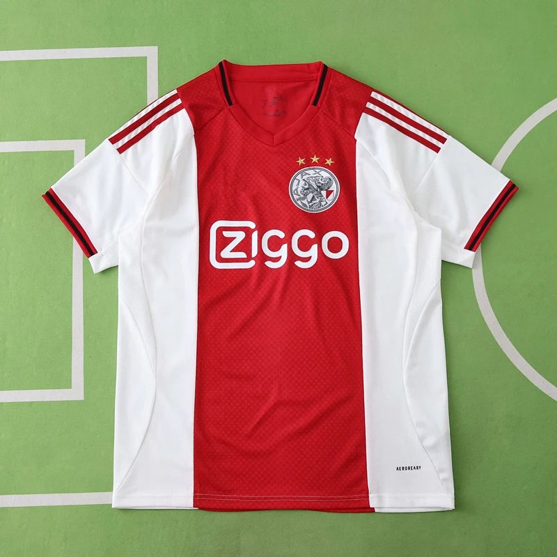 Ajax 2025-2026 Home Jersey Thai Version (Please leave customization notes when placing order; messages do not count)