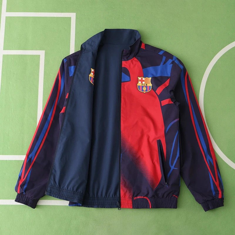 24/25 Barcelona Blue Bird Head Reverse Dark Blue Reversible Jersey (Please note customization info when placing order, messages not accepted)