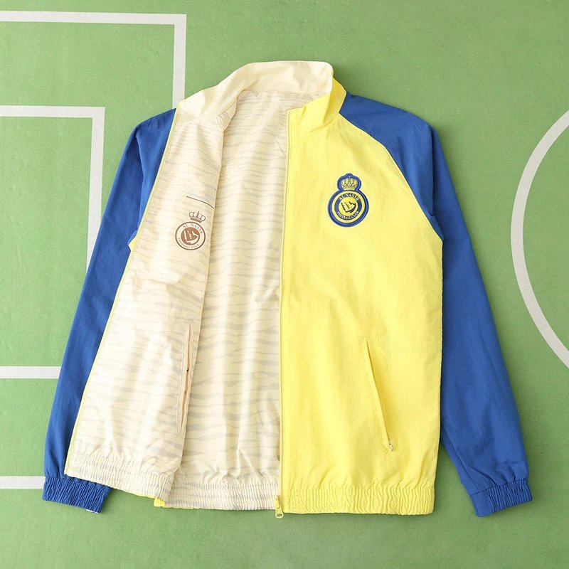 2324 Riyadh Yellow Back Light Yellow Reversible Jacket (Please include customization details in your order notes; messages are not considered orders)