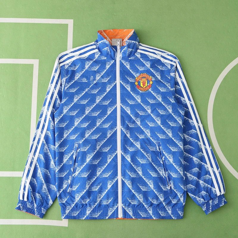 24/25 Manchester United Blue and Yellow Reversible Jersey (For customization, please leave a note when placing your order. Messages will not be accepted.)