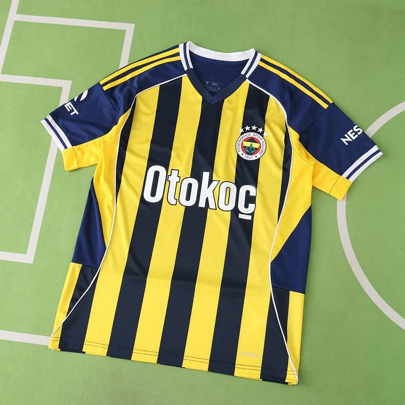 2526 Fenerbahçe Home Jersey (Replica) - Please leave customization details in order notes; messages will not be processed.