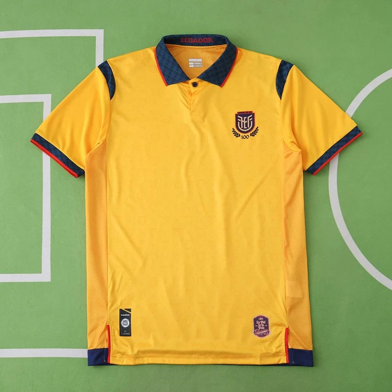 Ecuador 25/26 Away Yellow Replica Jersey (Please specify customization info in order notes; messages are not accepted)