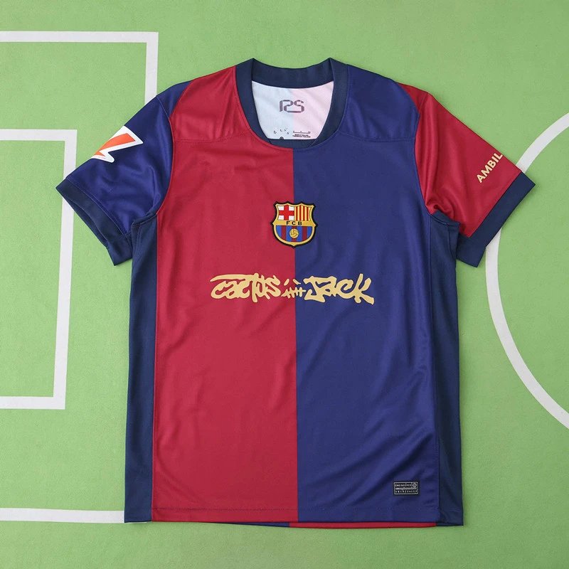 2425 Barcelona Home Travis Co branded Thai Edition (Please note customization information when placing the order, messages are not included)
