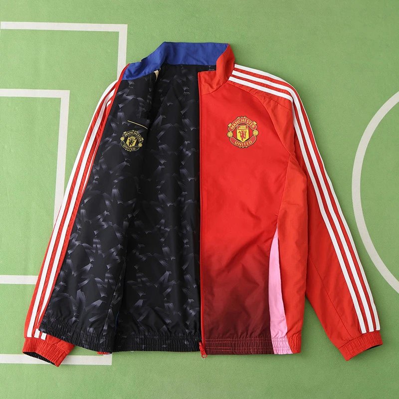 24/25 Manchester United Red/Black Reversible Jersey (Please note customization info in order remarks; messages won't count)