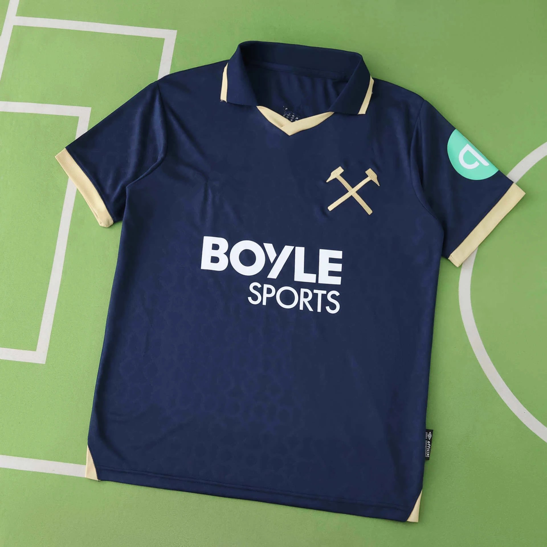 2526 West Ham Away Third Kit Dark Blue Thai Version (For customization info, please leave a note when placing your order; sending a message does not count)