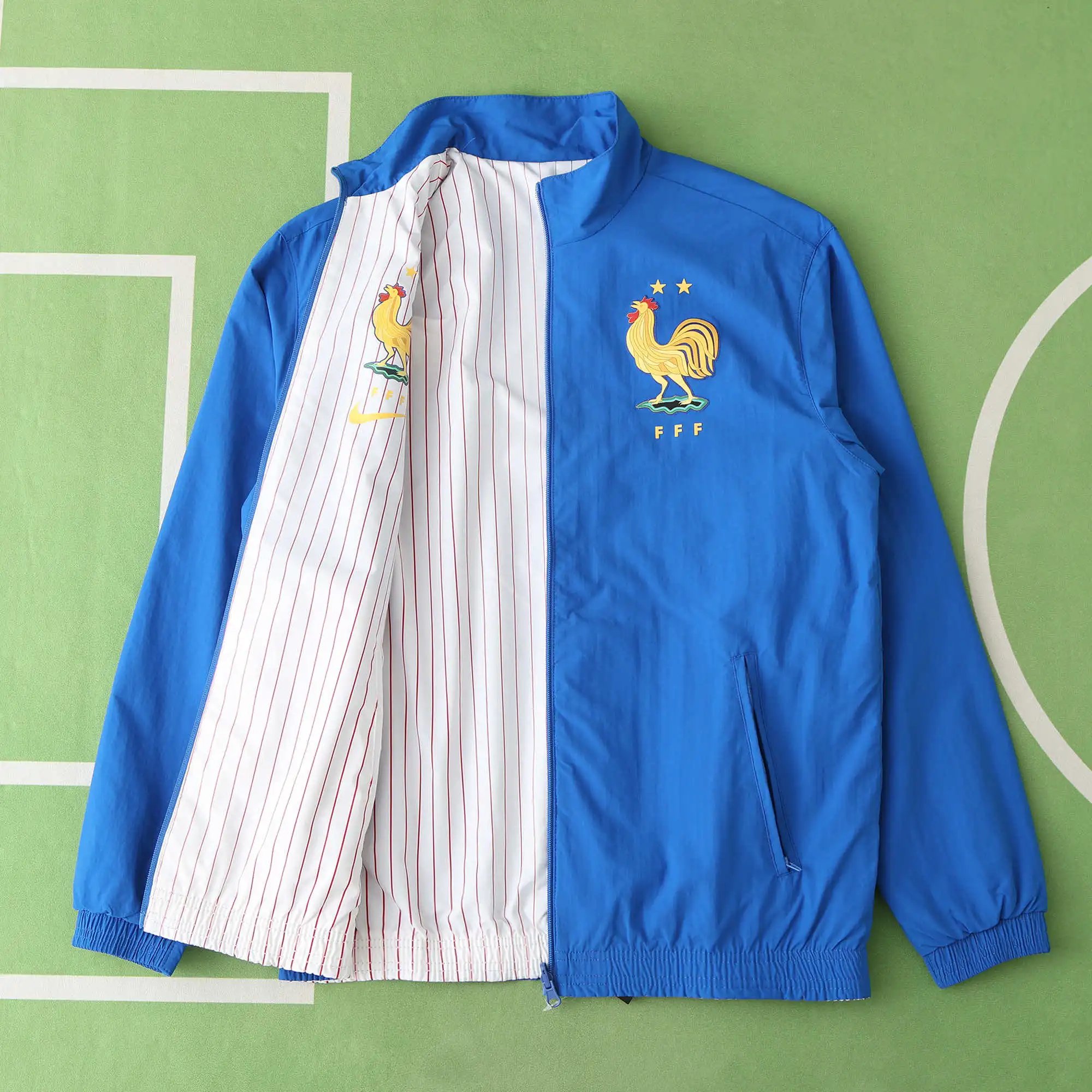 2425 France Reversible Windbreaker (For customization, please leave a note when placing your order; do not send private messages)