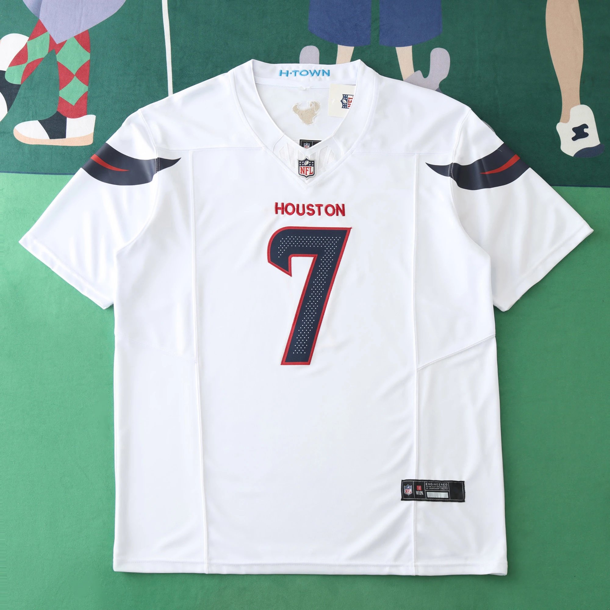 2425 Houston Texans White 3rd Generation 7# STRUO (For customization info, please leave a note when placing an order; messages will not be accepted)