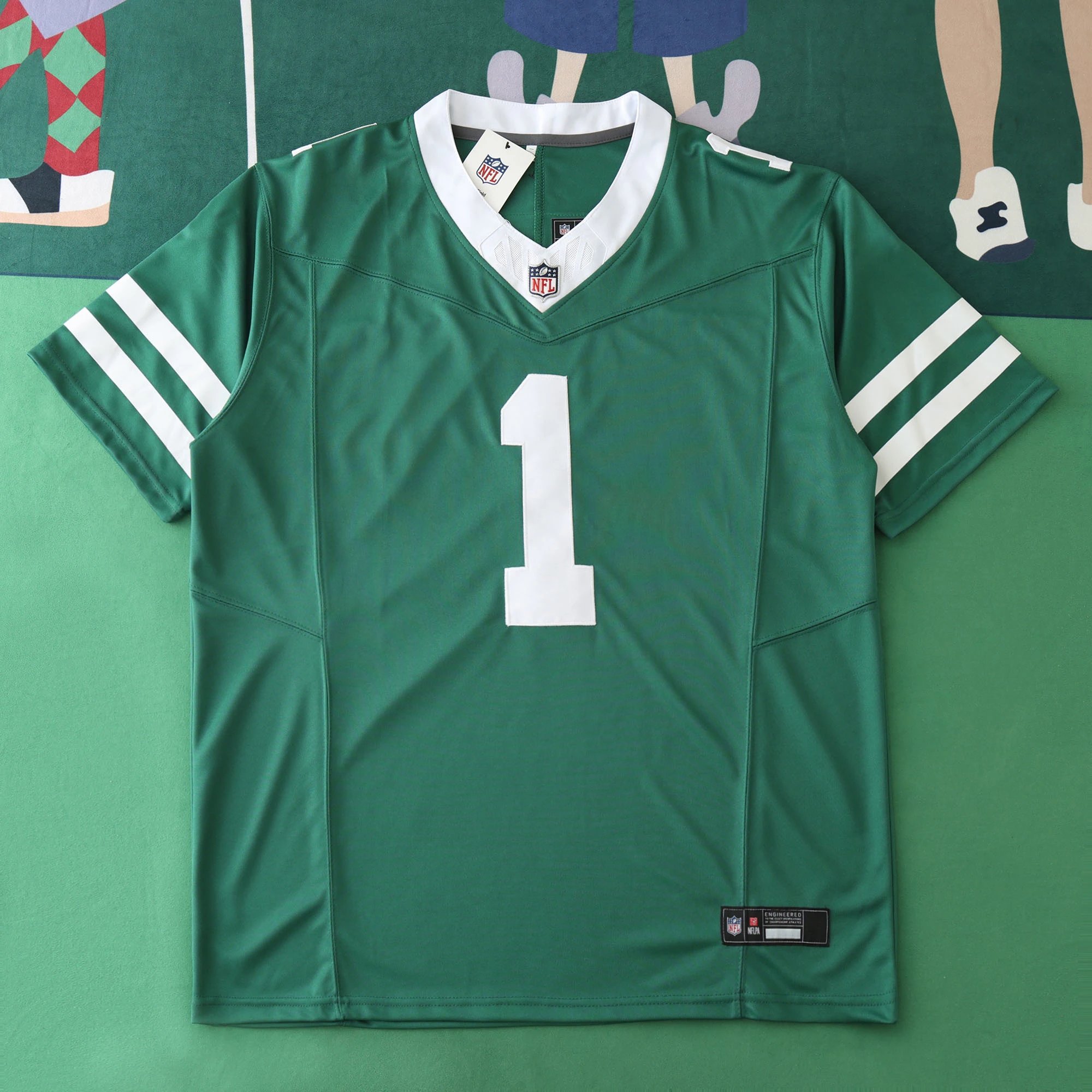 2425 New York Jets Green 3rd Generation 1# Gardner (Please note customization info when placing order, messages not accepted)