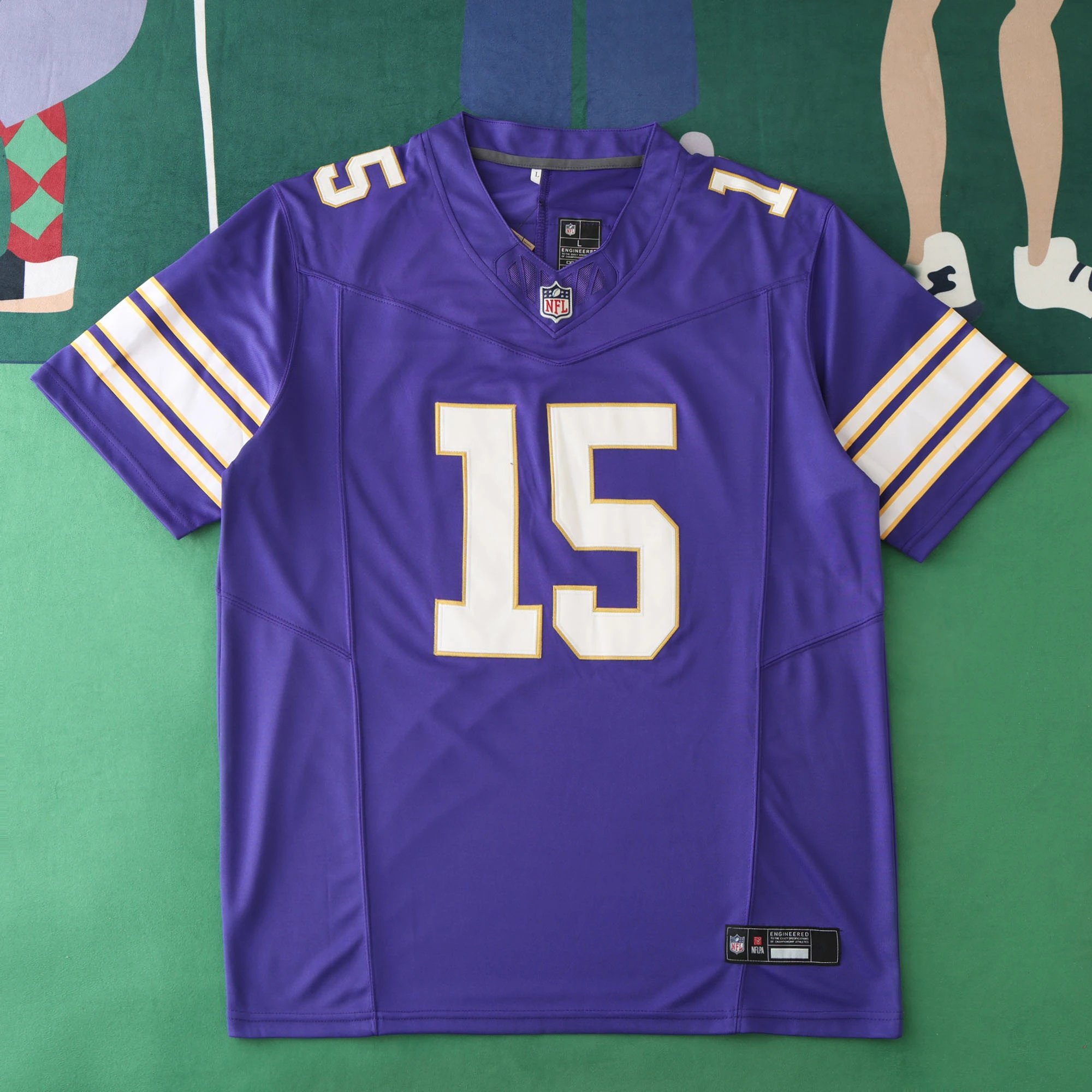 2425 Minnesota Vikings Blue 3rd Generation 15# Turner (Please note customization info when placing order, messages are not counted)