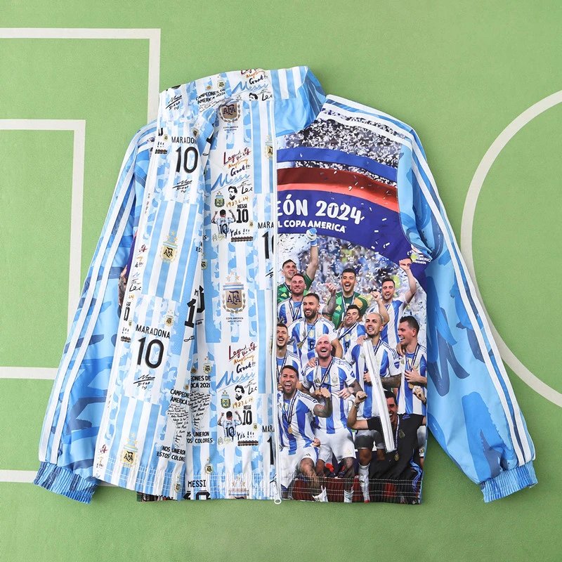 2425 Argentina Blue Championship Double-Sided Jersey (For custom info, please note at checkout; messages will not be counted)