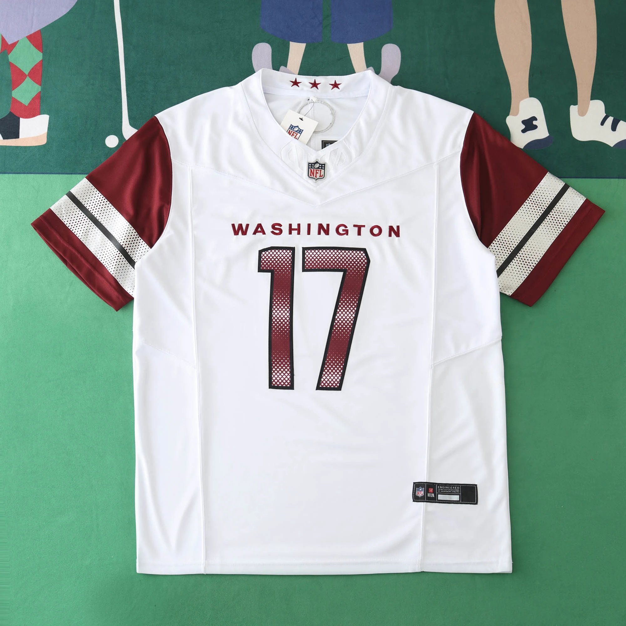 2425 Washington Commanders White 3rd Generation 17# McLaurin (Customization info must be noted when placing order, messages will not count)