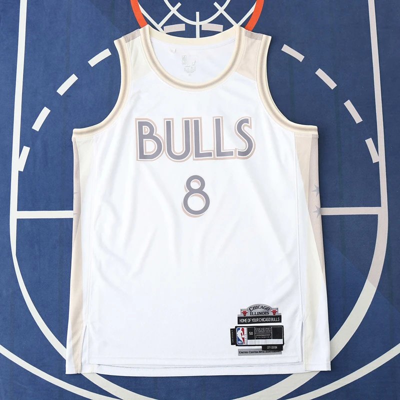 2425 NBA Chicago Bulls 8# LAVINE (For customization, please leave a note when placing your order. Do not send private messages.)