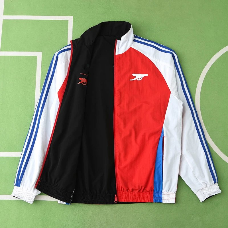 2425 Arsenal Black/Red Reversible Jersey (For customization info, please leave a note when placing your order; messages will not be counted)