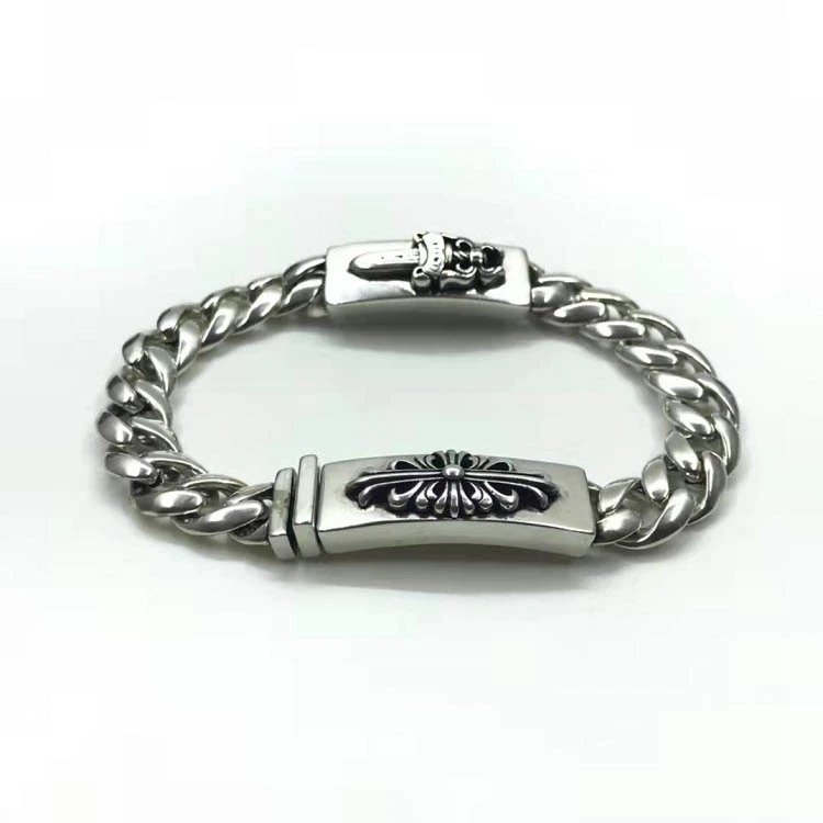 Chrome Hearts Thick Bracelet with Cross [40+ styles]