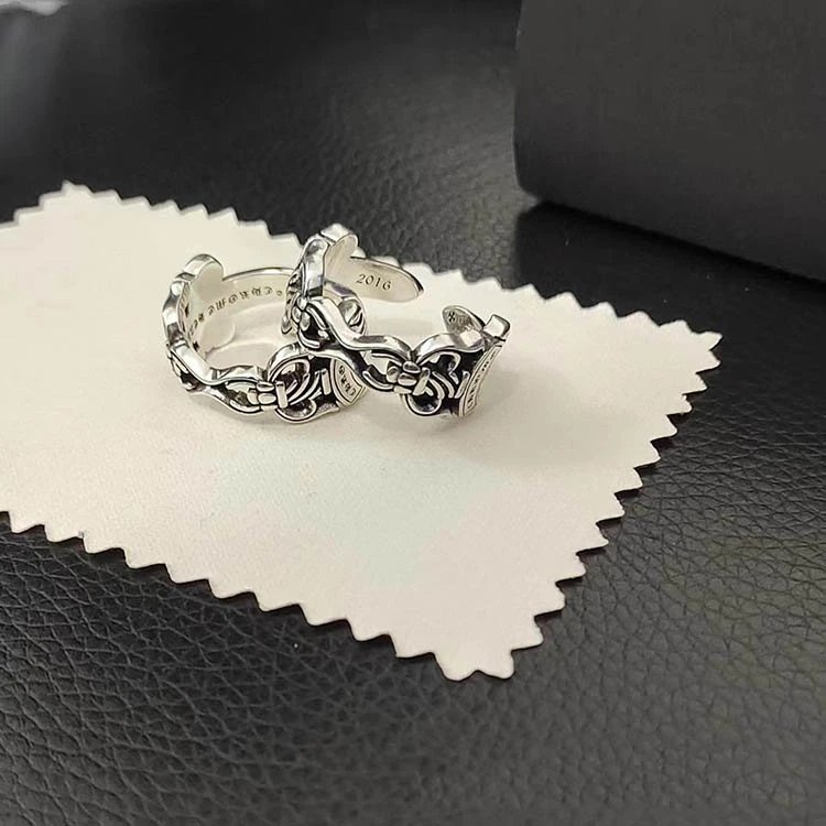 Chrome Hearts Chain Link Ring Silver Jewelry